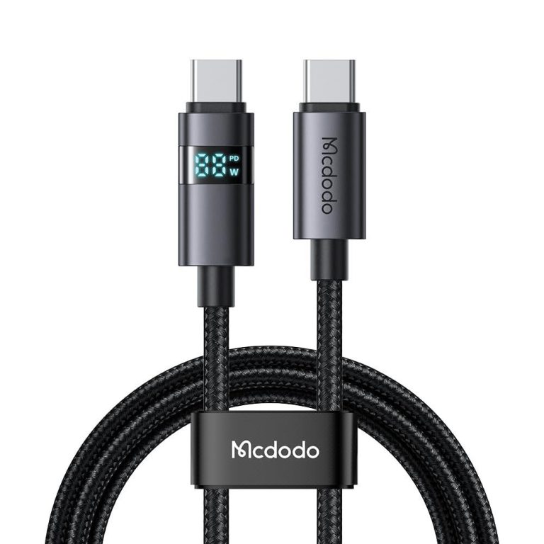 Mcdodo CA-5610 100w Type-C den Type-C ye Şarj Data Kablosu 1,2m Gri