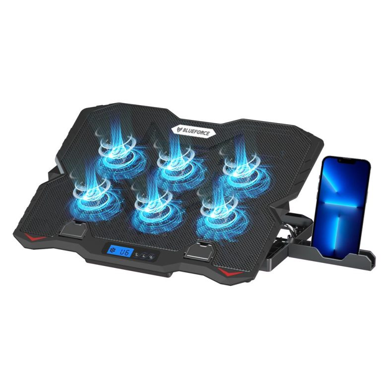 Blueforce Sx-35 Snower Siyah 6 Fanlı Notebook Soğutucu Stand