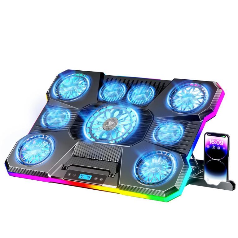 Blueforce Sx-45 Freezer Siyah 9 Rgb Fanlı Notebook Soğutucu Stand Ekra