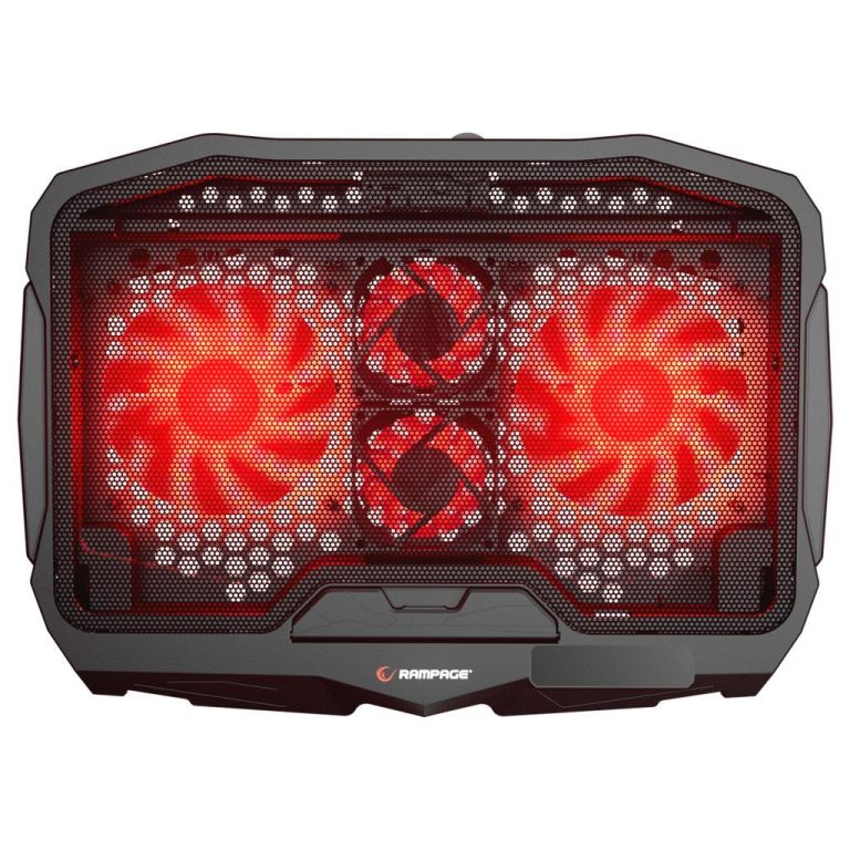 Rampage AD-RX34 X-Frame Siyah 4 Adet Fanlı Notebook Soğutucu Stand