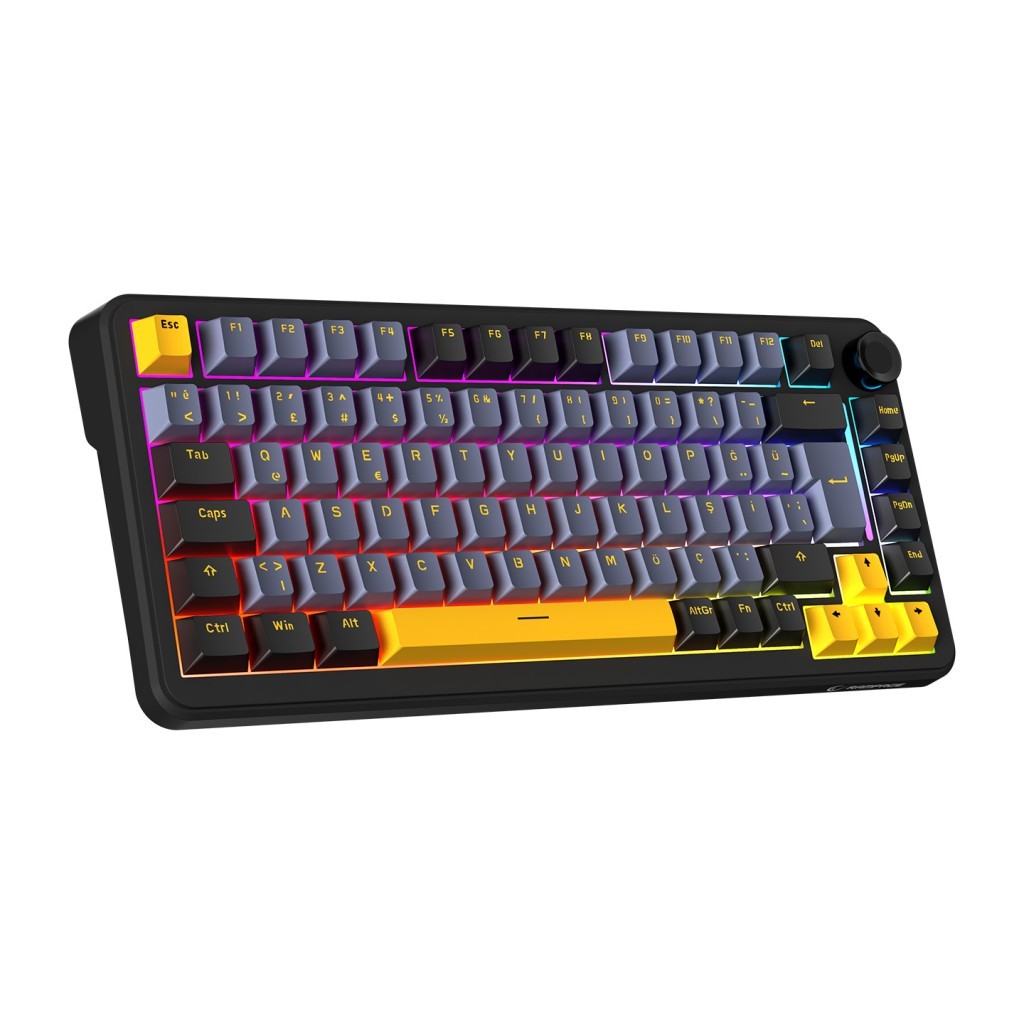 Rampage Yamikage 2.4G + BT Wireless RGB Hot Swap Gasket Oil Switch Mek