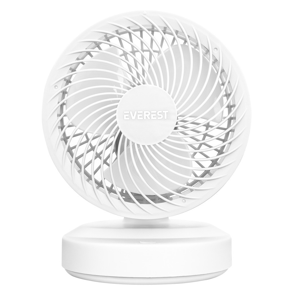 Everest EFN-508 Beyaz 7 İnç 3 Kademeli 2100 RPM Hız Masaüstü Usb Fan